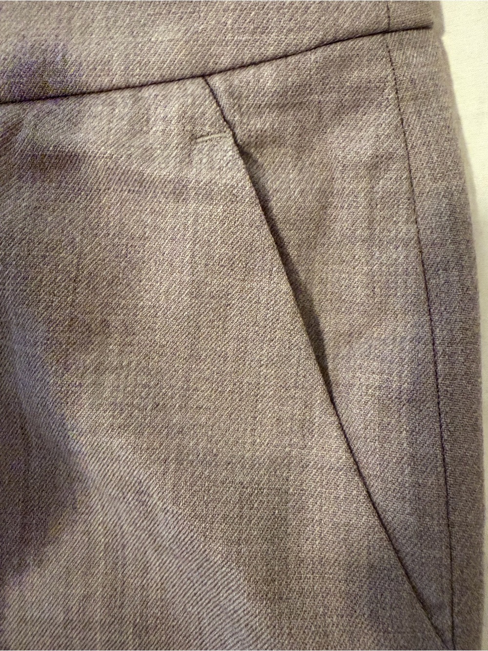 Akris Punto Brown Straight-Leg Wool Blend Pants Sz 10 - Picture 4 of 11